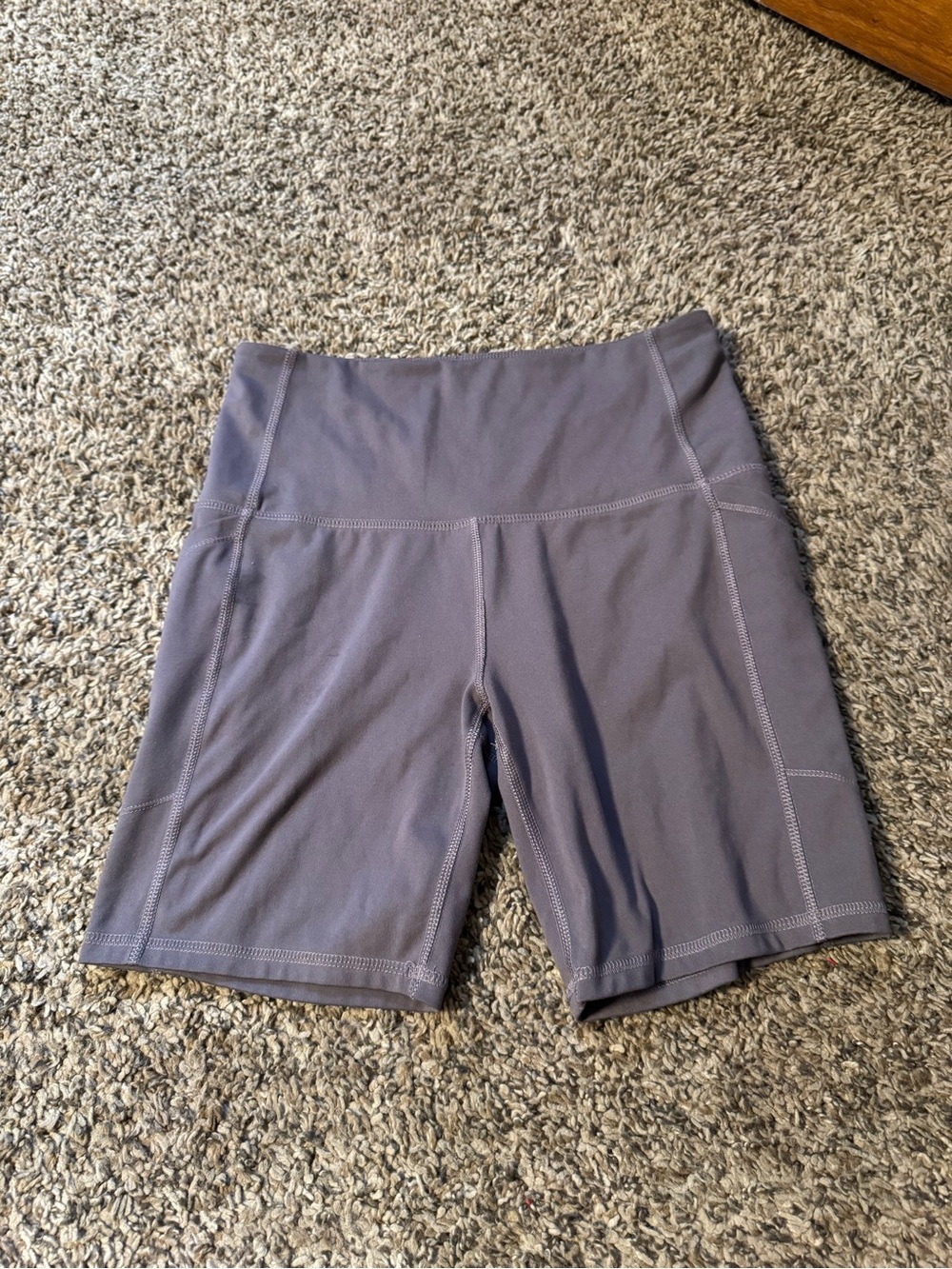 DSG High-Waist Bike Shorts in Light lavendar purple